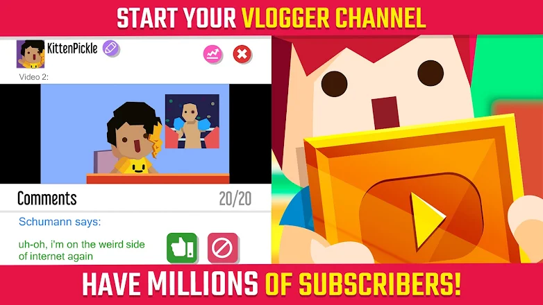 Vlogger Go Viral dinheiro infinito