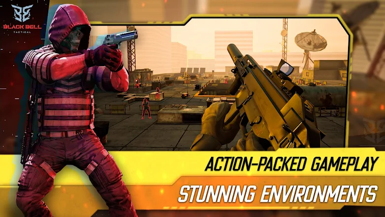 BlackBell Tactical FPS Shooter APK MOD dinheiro infinito